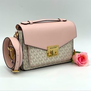 Michael Kors Rose Medium Messenger Powder Blush